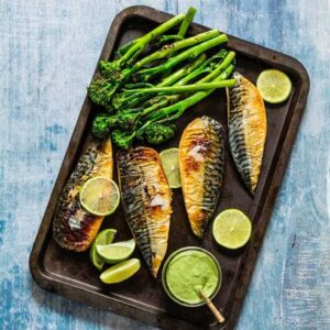 Grilled Mackerel Steak